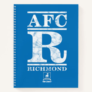 Ted Lasso AFC R Richmond Text Logo Notebook