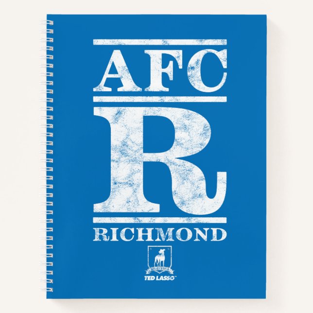 Ted Lasso | AFC R Richmond Text Logo Notebook (Front)