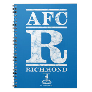 Ted Lasso AFC R Richmond Text Logo Notebook