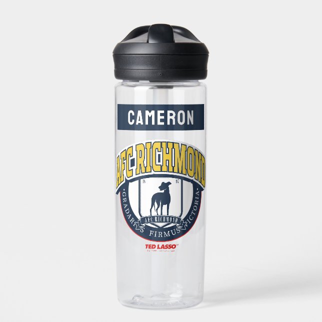 Ted Lasso | AFC Richmond Athletic | Add Your Name Water Bottle (Front)