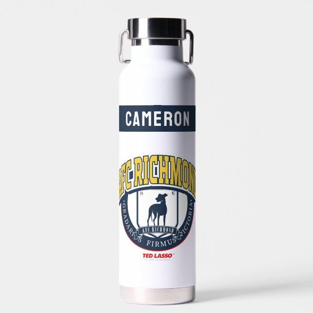 Ted Lasso | AFC Richmond Athletic | Add Your Name Water Bottle (Front)