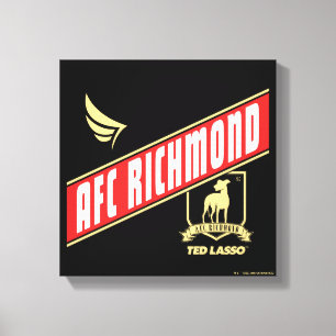 Ted Lasso   AFC Richmond Athletic Banner Canvas Print