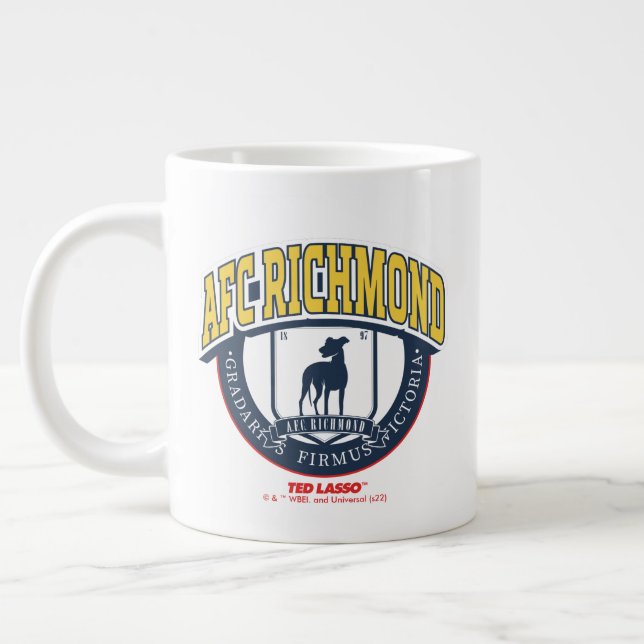 Ted Lasso | AFC Richmond Athletic Circle Badge Large Coffee Mug (Left)