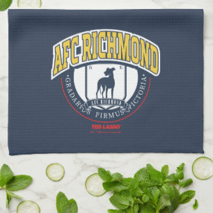 Ted Lasso   AFC Richmond Athletic Circle Badge Tea Towel