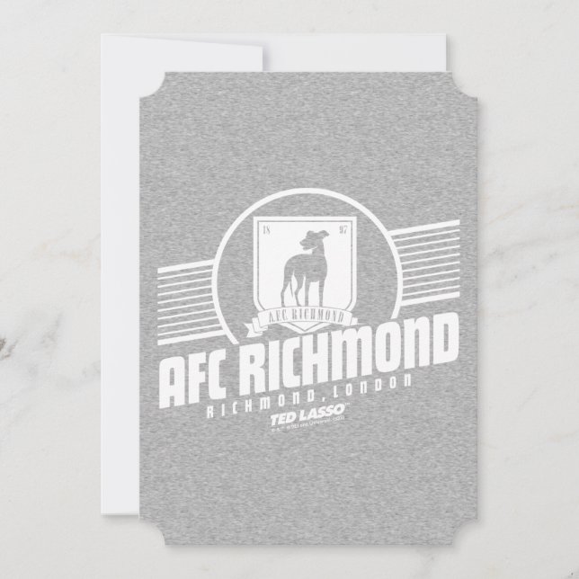 Ted Lasso | AFC Richmond Athletic Stripe Graphic Card (Front)