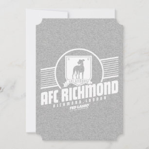 Ted Lasso   AFC Richmond Athletic Stripe Graphic Card