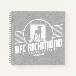 Ted Lasso   AFC Richmond Athletic Stripe Graphic Notebook