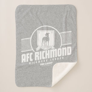 Ted Lasso   AFC Richmond Athletic Stripe Graphic Sherpa Blanket