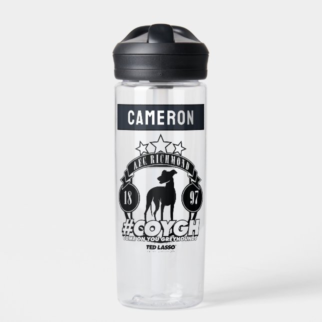 Ted Lasso | AFC Richmond #COYGH | Add Your Name Water Bottle (Front)