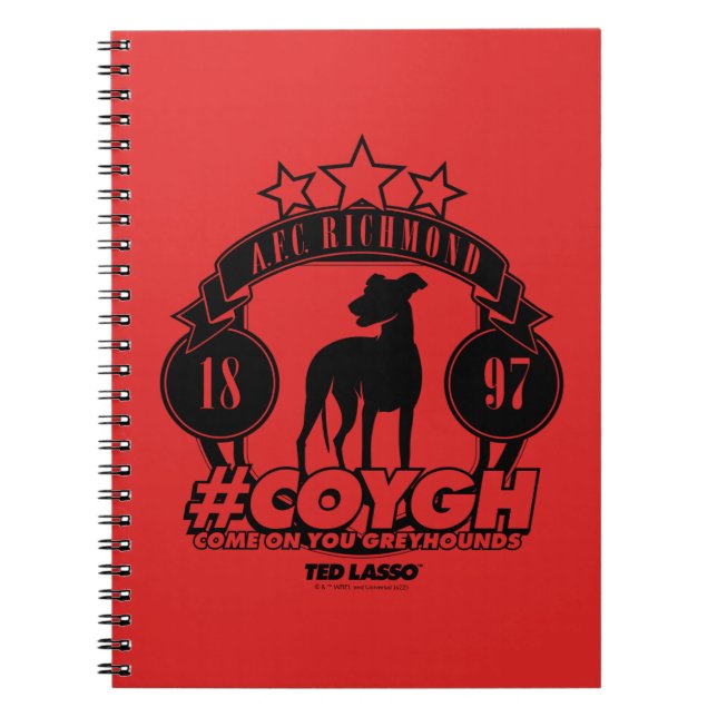 Ted Lasso | AFC Richmond #COYGH Notebook (Front)