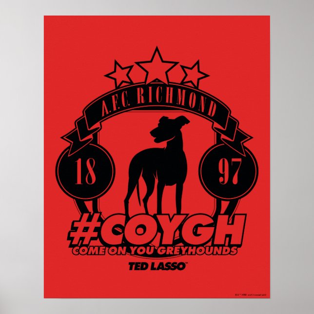 Ted Lasso | AFC Richmond #COYGH Poster (Front)