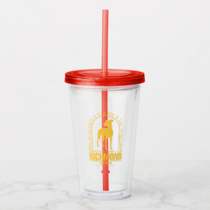 Ted Lasso   AFC Richmond Gold Arched Logo Acrylic Tumbler