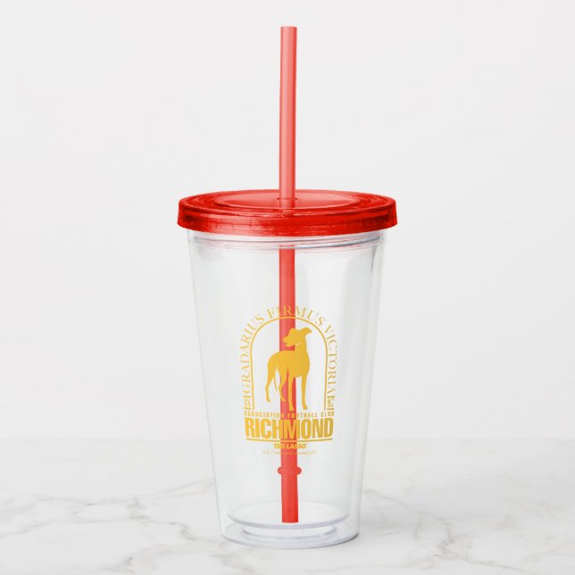 Ted Lasso | AFC Richmond Gold Arched Logo Acrylic Tumbler (Front)
