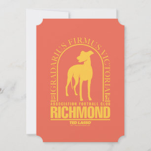 Ted Lasso   AFC Richmond Gold Arched Logo Card