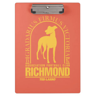 Ted Lasso AFC Richmond Gold Arched Logo Clipboard