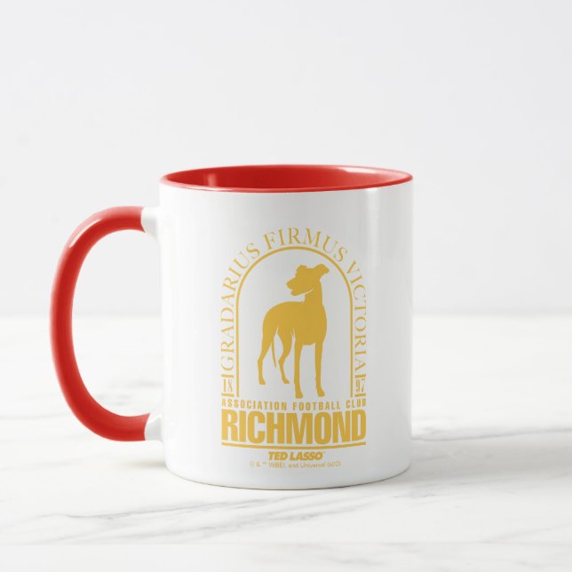 Ted Lasso | AFC Richmond Gold Arched Logo Mug (Left)