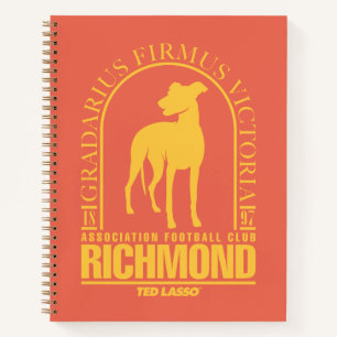 Ted Lasso   AFC Richmond Gold Arched Logo Notebook