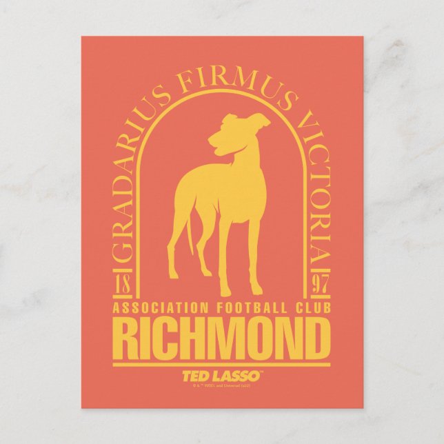 Ted Lasso | AFC Richmond Gold Arched Logo Postcard (Front)