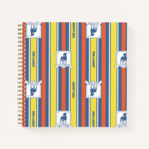 Ted Lasso AFC Richmond Logo Stripe Pattern Notebook