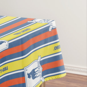 Ted Lasso AFC Richmond Logo Stripe Pattern Tablecloth
