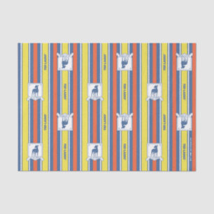 Ted Lasso AFC Richmond Logo Stripe Pattern Tissue Paper