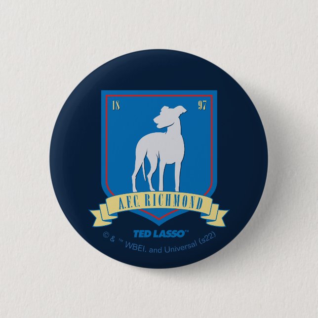 Ted Lasso | AFC Richmond Team Logo 6 Cm Round Badge (Front)