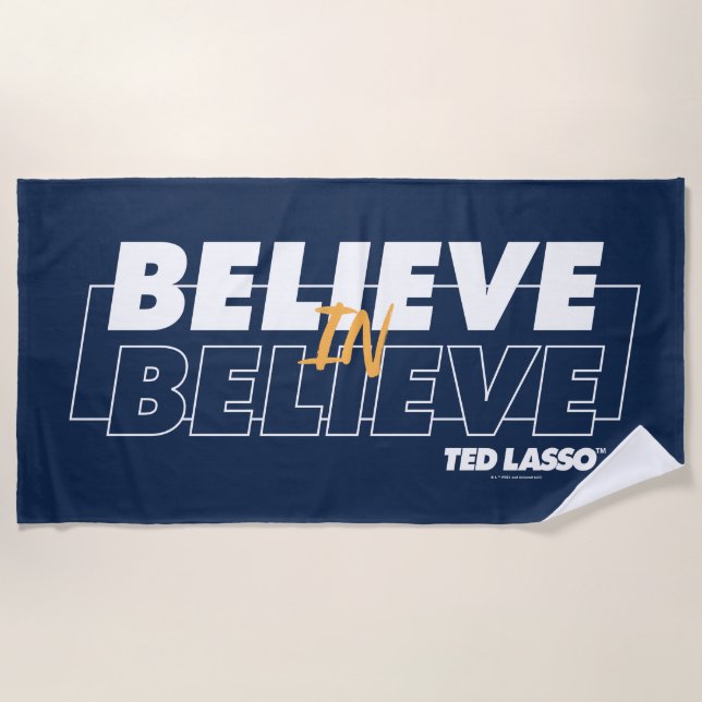 Ted Lasso | Believe in Believe Beach Towel (Front)