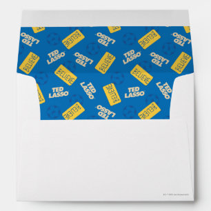 Ted Lasso   Believe Sign and Ball Toss Pattern Envelope