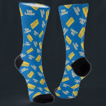 Ted Lasso | Believe Sign and Ball Toss Pattern Soc Socks<br><div class="desc">Check out this Ted Lasso "Believe" sign and football toss pattern.</div>