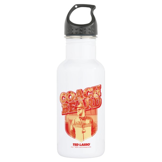 Ted Lasso | Coach Beard Badge 532 Ml Water Bottle (Front)