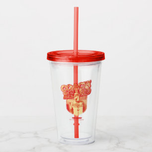 Ted Lasso   Coach Beard Badge Acrylic Tumbler