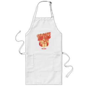 Ted Lasso   Coach Beard Badge Long Apron