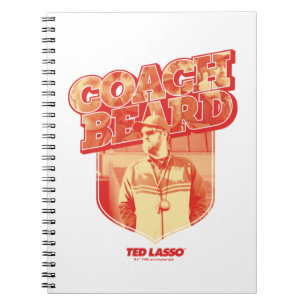 Ted Lasso   Coach Beard Badge Notebook