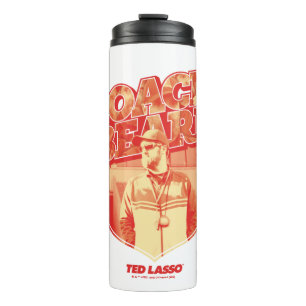 Ted Lasso   Coach Beard Badge Thermal Tumbler