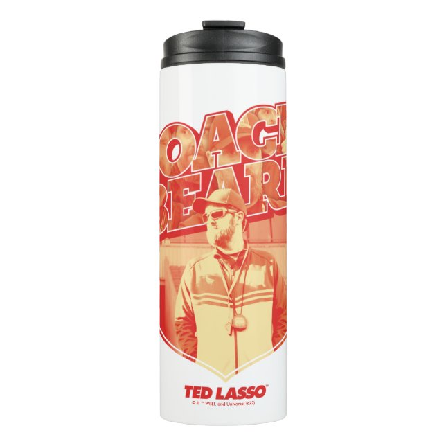 Ted Lasso | Coach Beard Badge Thermal Tumbler (Front)