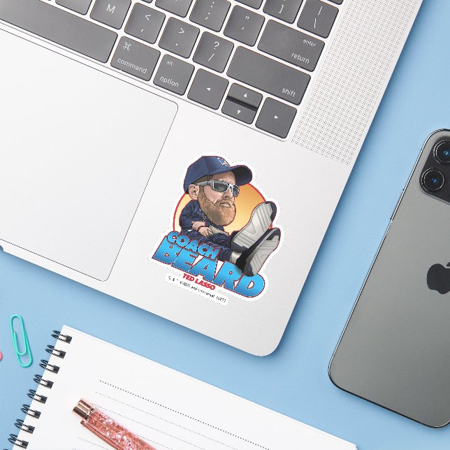 Ted Lasso | Coach Beard Bobblehead (Laptop w/ iPhone)
