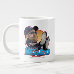 Ted Lasso Coach Beard Bobblehead Large Coffee Mug