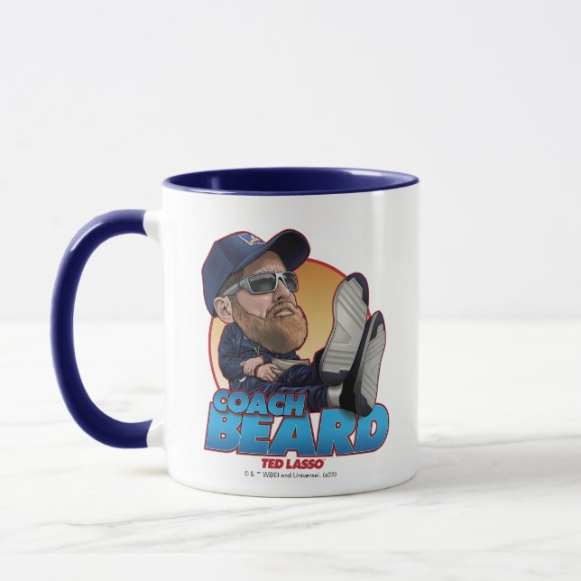 Ted Lasso | Coach Beard Bobblehead Mug (Left)