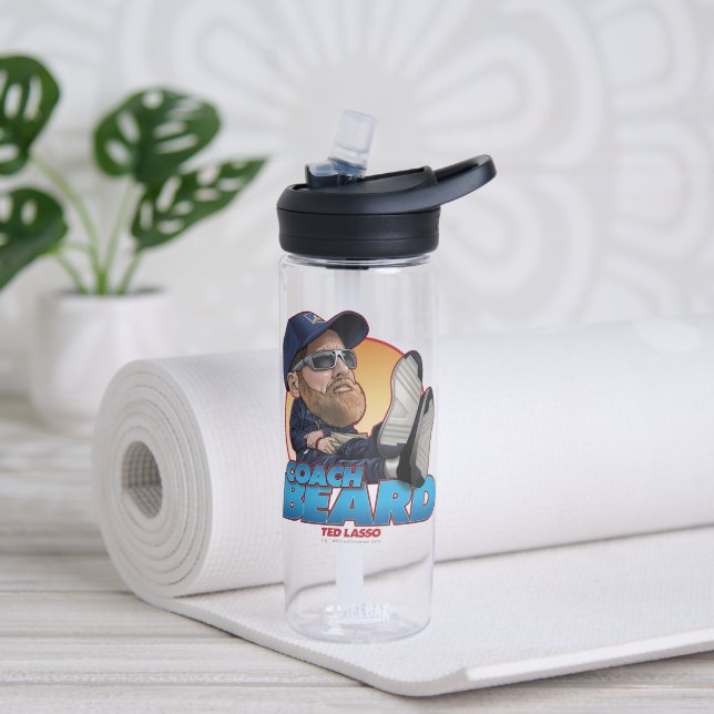 Ted Lasso | Coach Beard Bobblehead Water Bottle (Yoga)