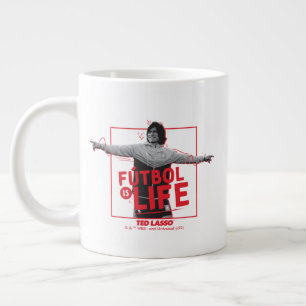 Ted Lasso   Dani Rojas Fútbol is Life Large Coffee Mug