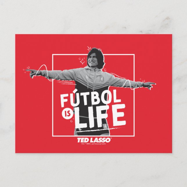 Ted Lasso | Dani Rojas Fútbol is Life Postcard (Front)