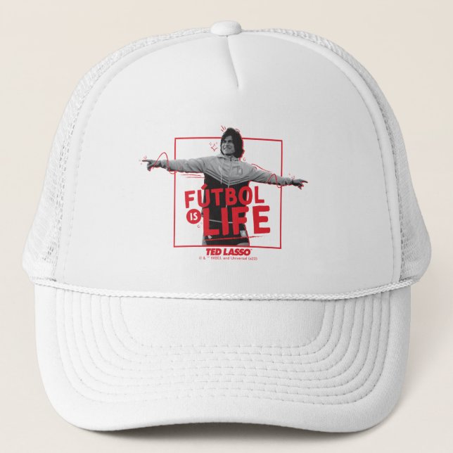 Ted Lasso | Dani Rojas Fútbol is Life Trucker Hat (Front)