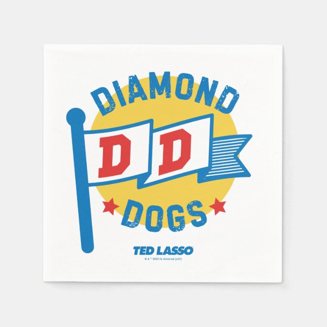 Ted Lasso | Diamond Dogs Napkin (Front)