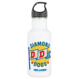 Ted Lasso   Diamond Dogs Pennant Graphic 532 Ml Water Bottle