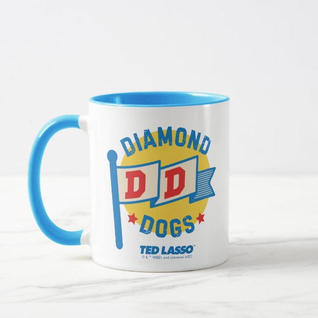 Ted Lasso | Diamond Dogs Pennant Graphic Mug (Left)