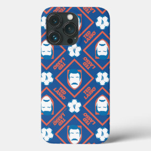 Ted Lasso   Face and Ball Diamond Pattern iPhone 13 Pro Case