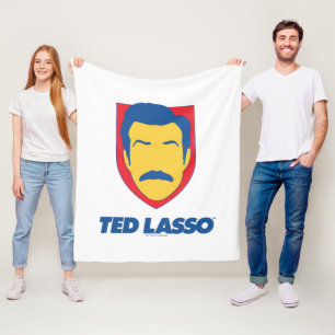 Ted Lasso   Face Icon Fleece Blanket