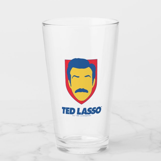 Ted Lasso | Face Icon Glass (Front)