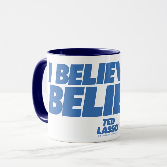 Ted Lasso | I Believe in Believe Mug (Front Left)