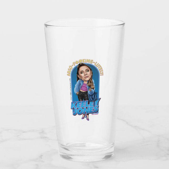 Ted Lasso | Keeley Jones Bobblehead Glass (Front)